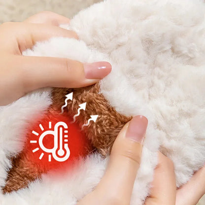 Chaussons d'hiver en coton pour femmes