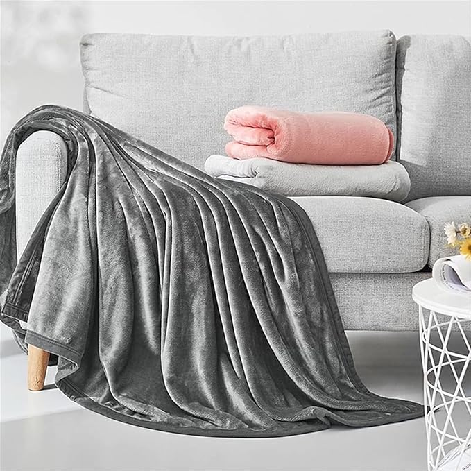 Couverture et couvre-lit en polaire ultra-douce