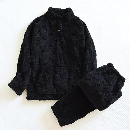 Ensemble pyjama d'hiver en flanelle pour couple