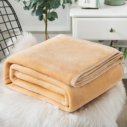 Couverture et couvre-lit en polaire ultra-douce