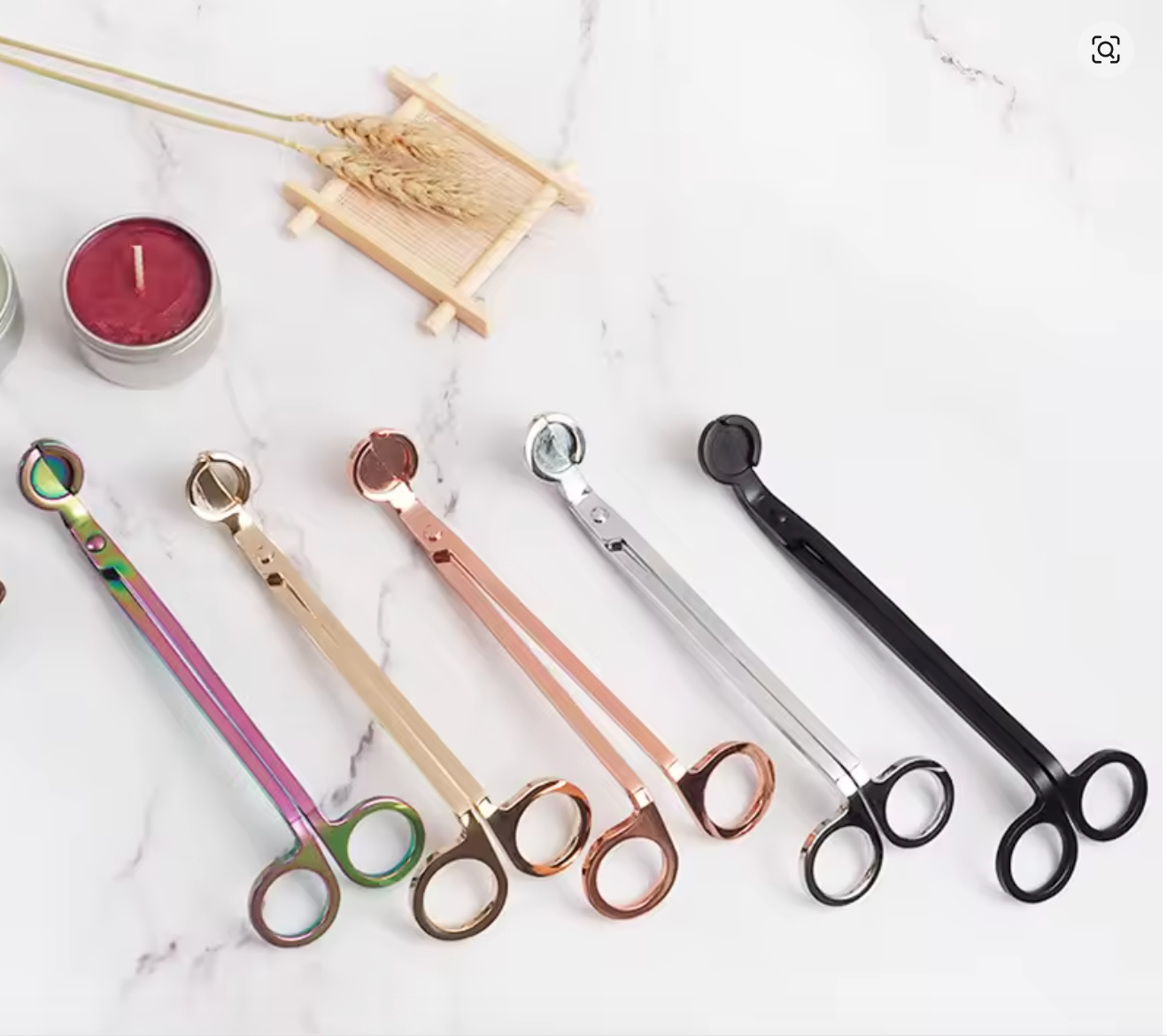 Kit entretien bougie – coupe-mèche & éteignoir (2 ou 3 pièces)