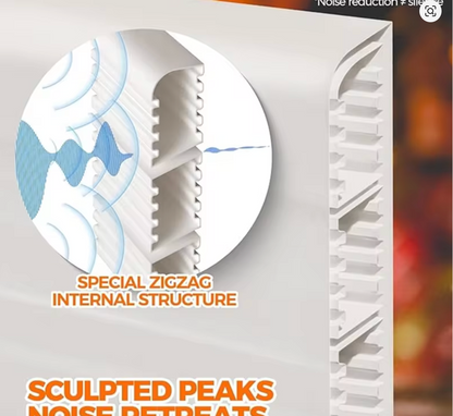 Bande anti-courant pour bas de porte – autocollante (taille universelle)