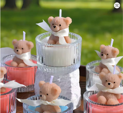Bougie parfumée soja –  « Ourson en peluche »