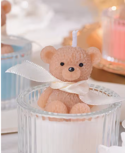 Bougie parfumée soja –  « Ourson en peluche »