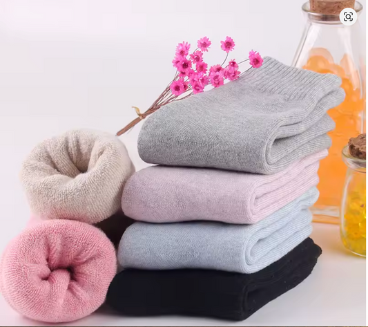 Chaussettes polaires femme – Lot de 5 (ultra douces & chaudes)