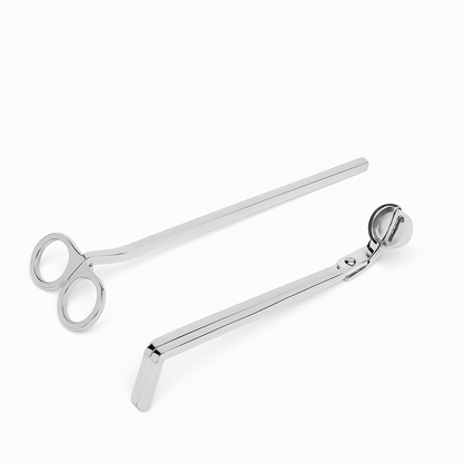 Kit entretien bougie – coupe-mèche & éteignoir (2 ou 3 pièces)