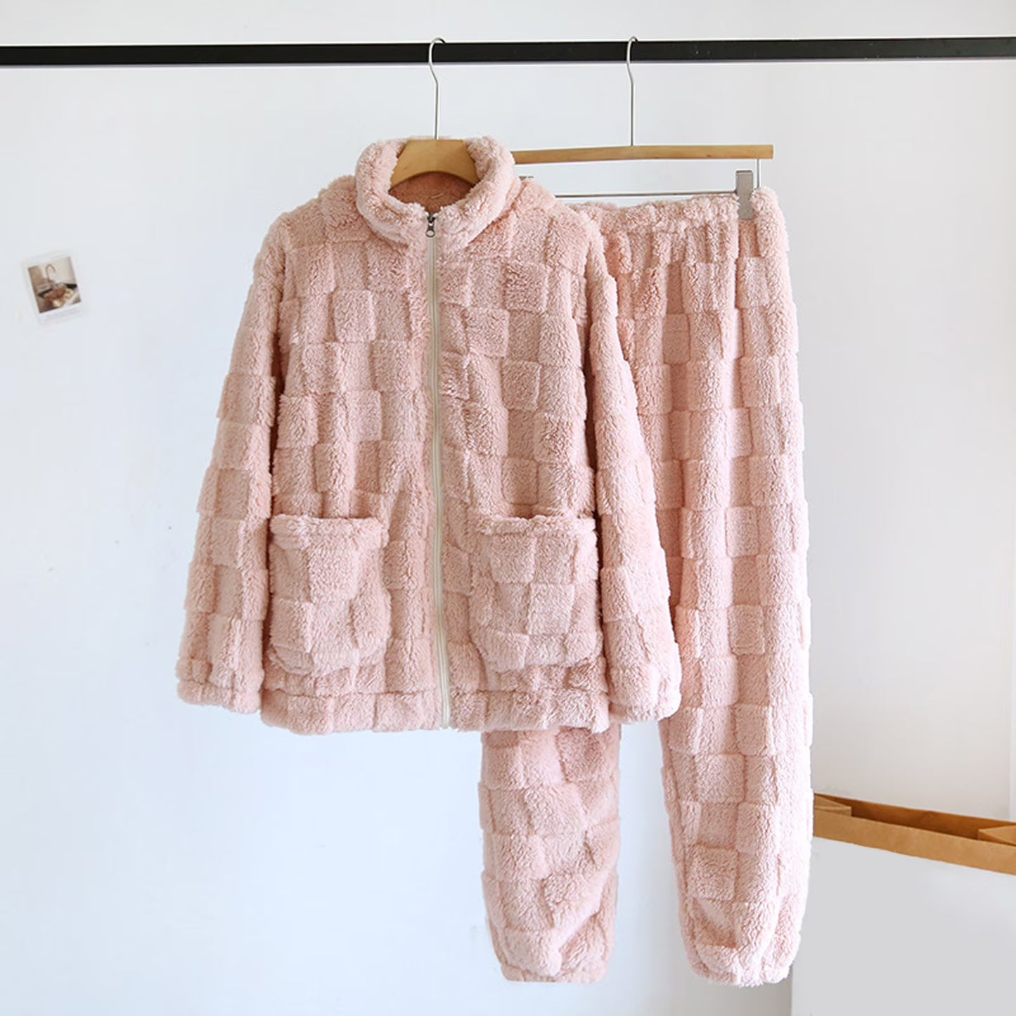 Ensemble pyjama d'hiver en flanelle pour couple