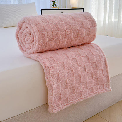 Couverture d'hiver Sherpa et housse de canapé douce