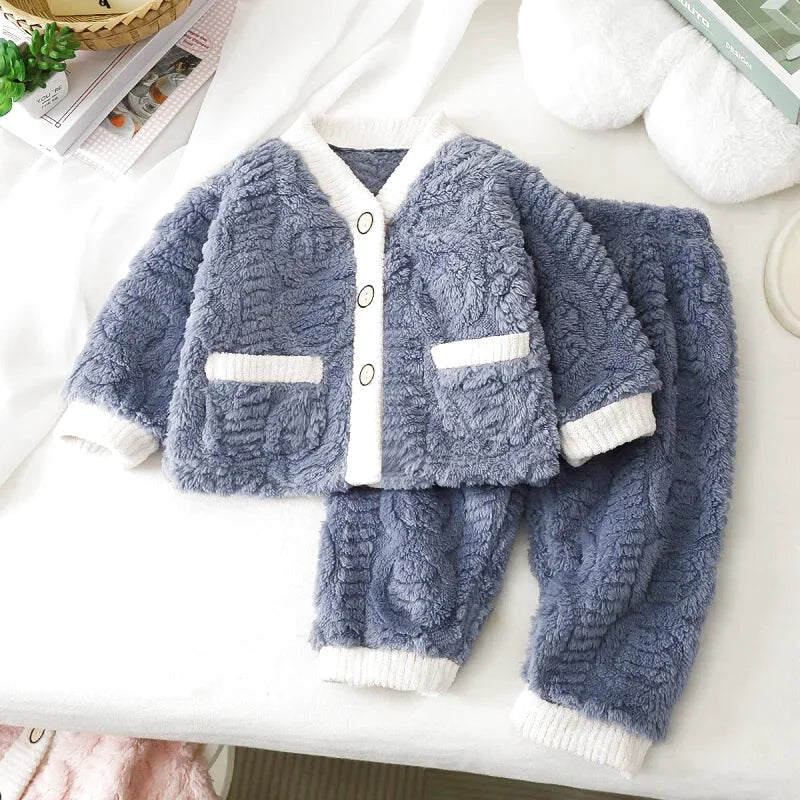 Ensemble pyjama d'hiver pour bébé et tout-petit
