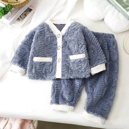 Ensemble pyjama d'hiver pour bébé et tout-petit