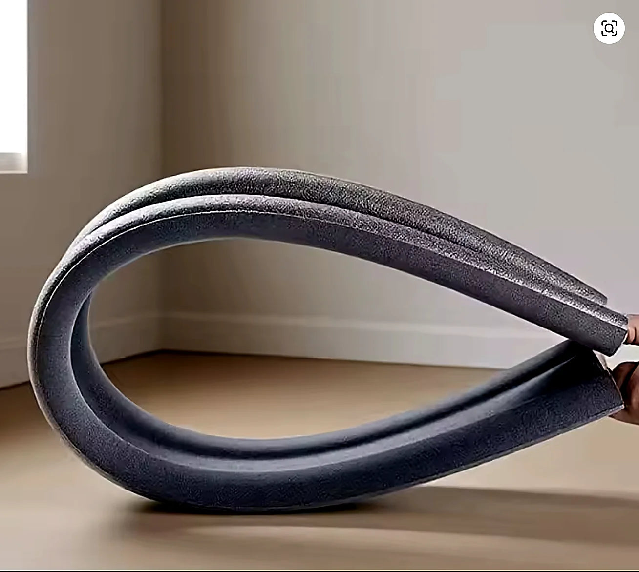 Boudin stop-froid de porte – housse lavable (75/85/95 cm)