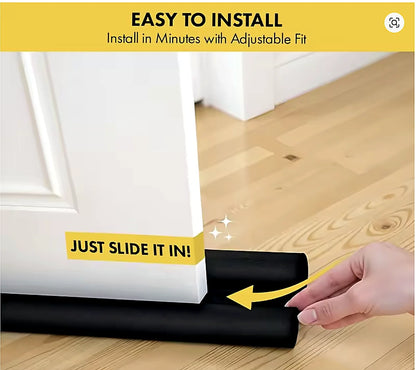 Boudin stop-froid de porte – housse lavable (75/85/95 cm)