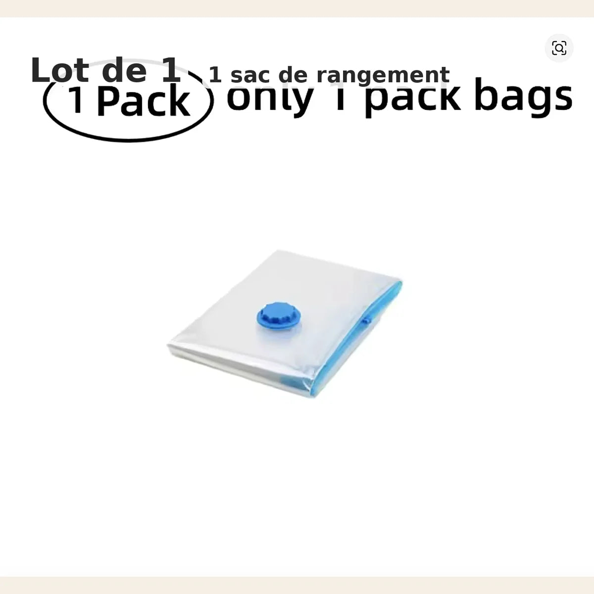 Sacs de compression couettes & plaids – kit 4 ou 6