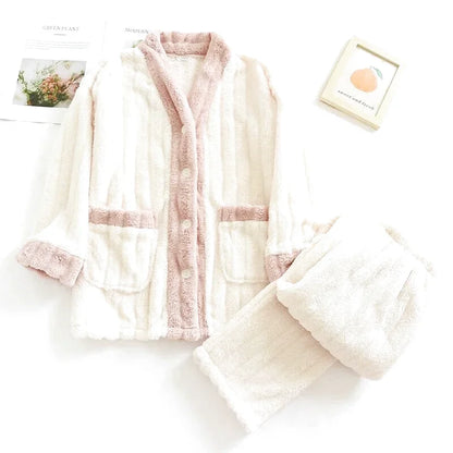 Ensembles de pyjamas confortables en flanelle pour femmes