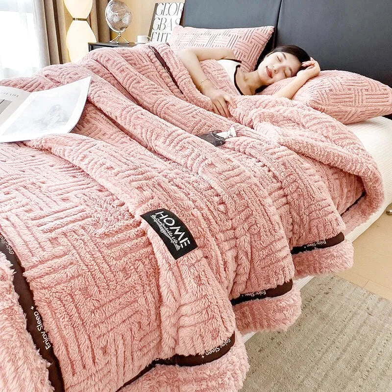 Couverture polaire demi-face