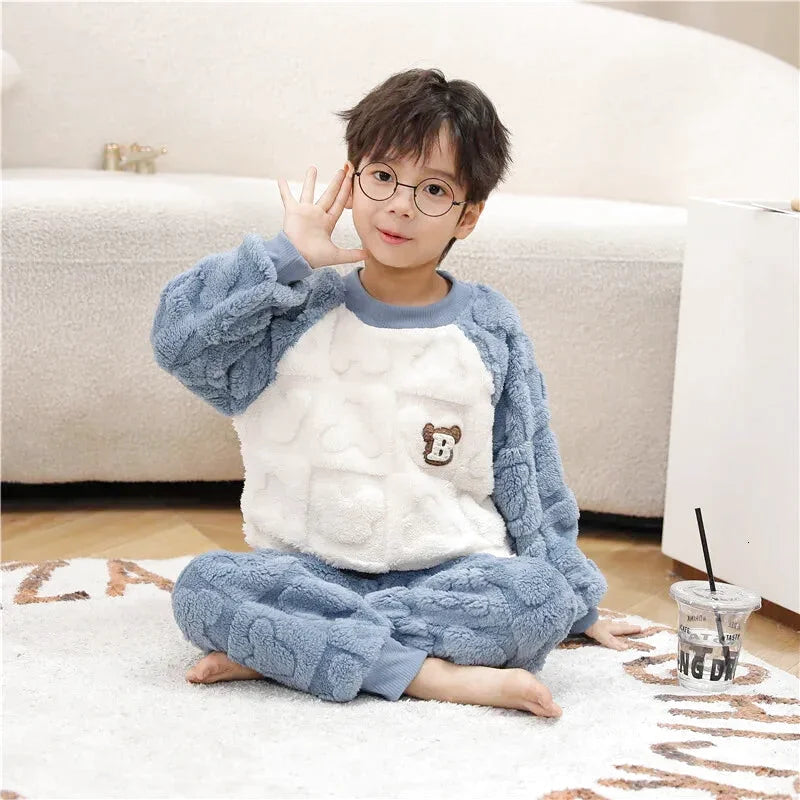 Ensemble pyjama en flanelle pour enfants
